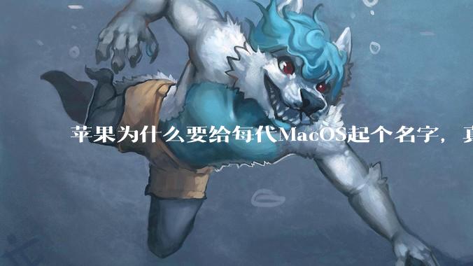 苹果为什么要给每代MacOS起个名字，真以为人们记得住分得清吗？