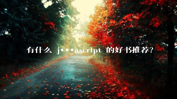 有什么 j***ascript 的好书推荐？