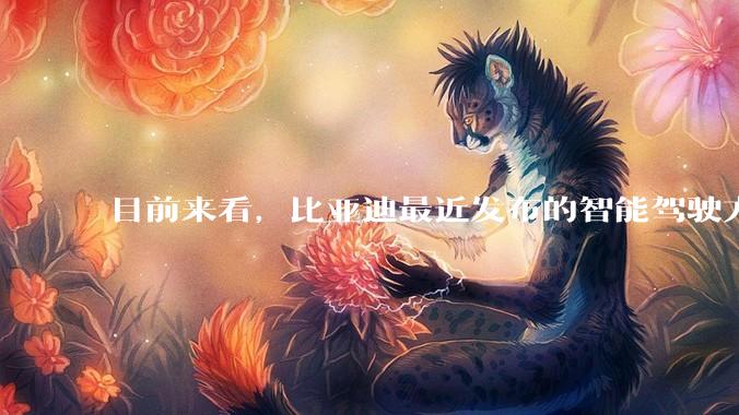 目前来看，比亚迪最近发布的智能驾驶方案，天神之眼C系列真的有那么不堪嘛？