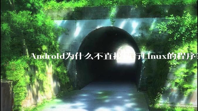 Android为什么不直接执行Linux的程序？而是自己搞一套？