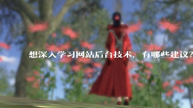 想深入学习网站后台技术，有哪些建议？