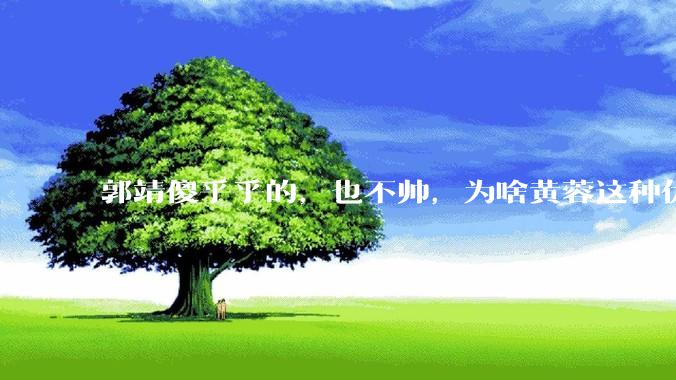 郭靖傻乎乎的，也不帅，为啥黄蓉这种优质女朋友会那么喜欢他？